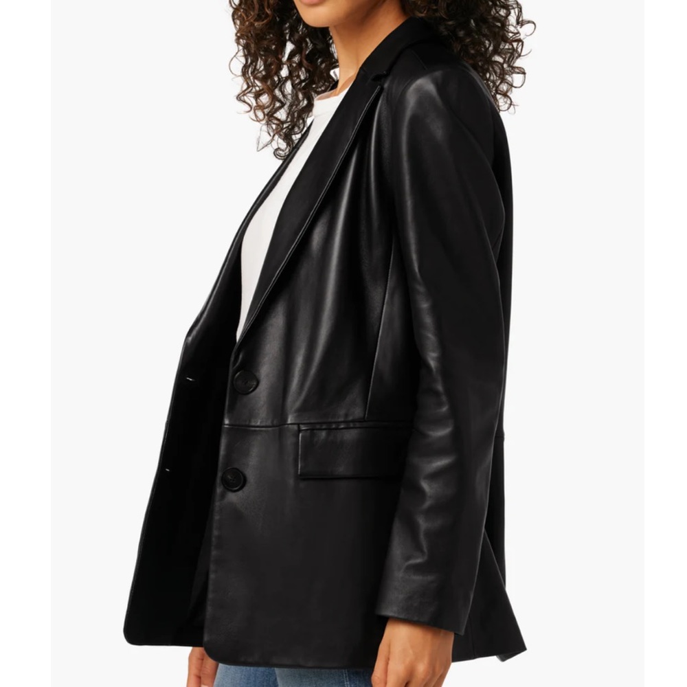 Joes Nina Boyfriend Leather Blazer